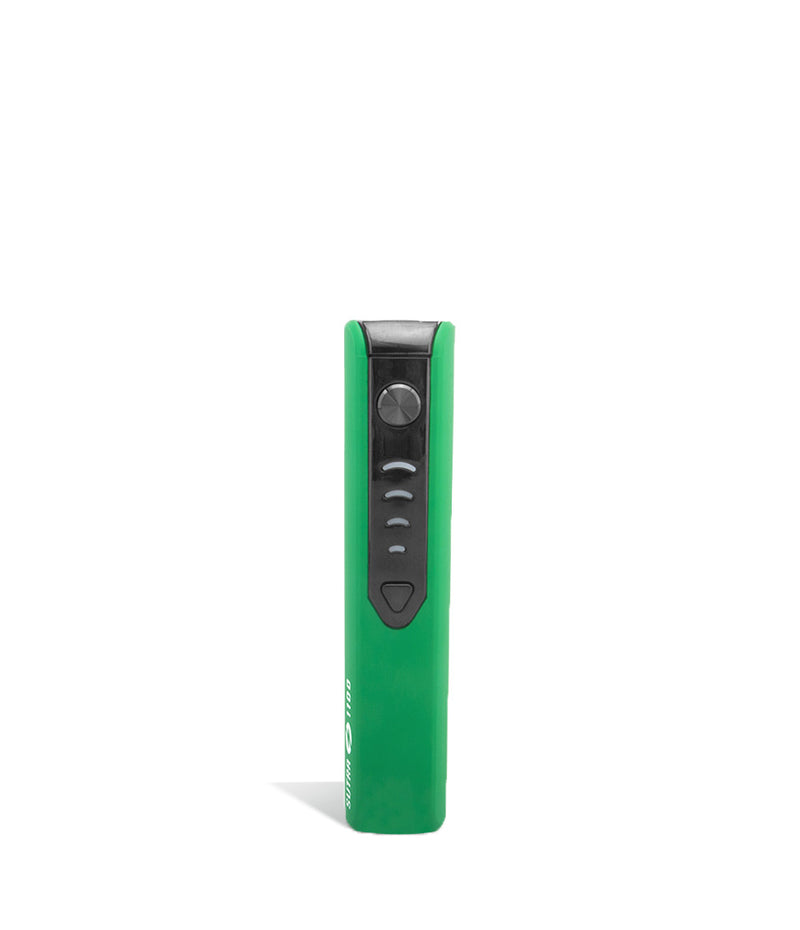 Green face view Sutra Vape STIK 1100 Cartridge Vaporizer on white background