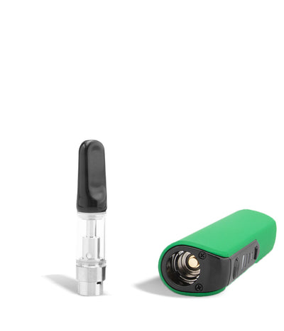 Green top view Sutra Vape STIK 1100 Cartridge Vaporizer on white background