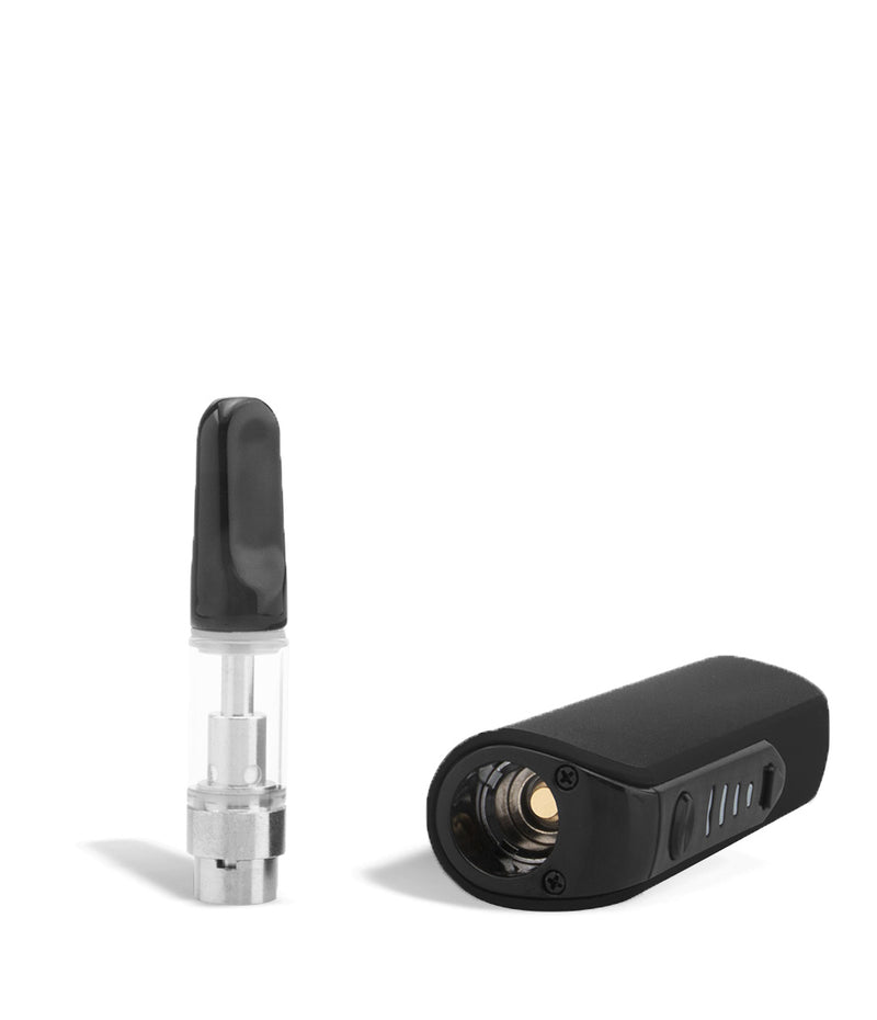 Black Sutra Vape STIK 900 Cartridge Vaporizer Top View with Empty Cartridge