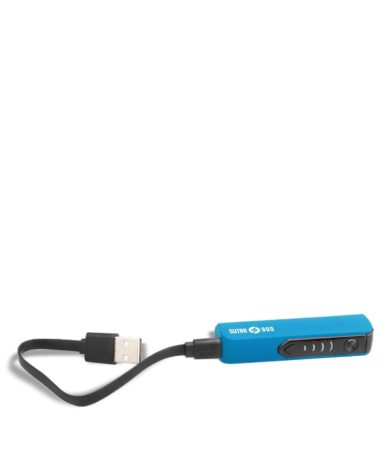 Blue Sutra Vape STIK 900 Cartridge Vaporizer with Charger on White Background