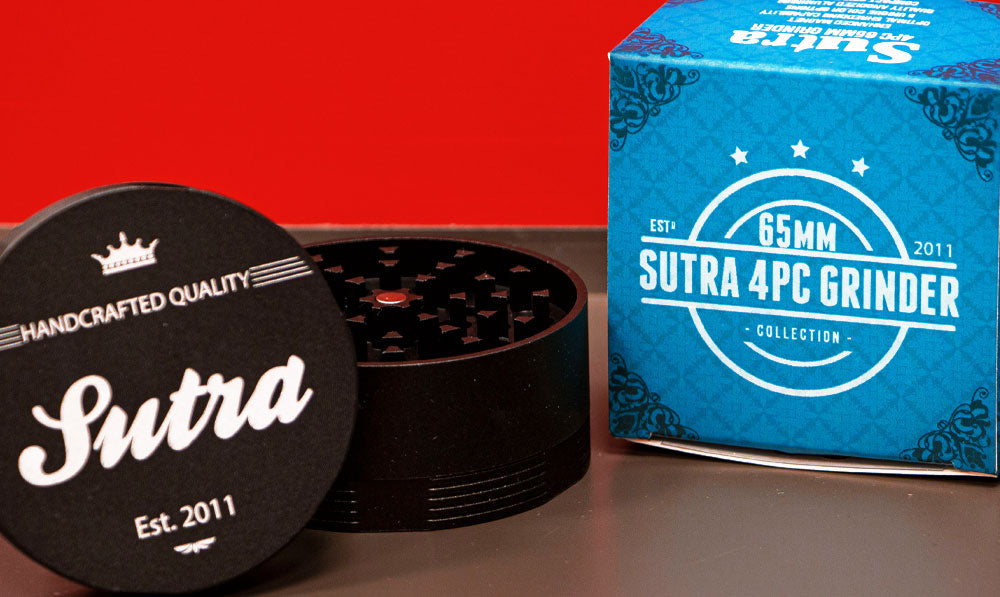 Sutra Grinder standing on office desk
