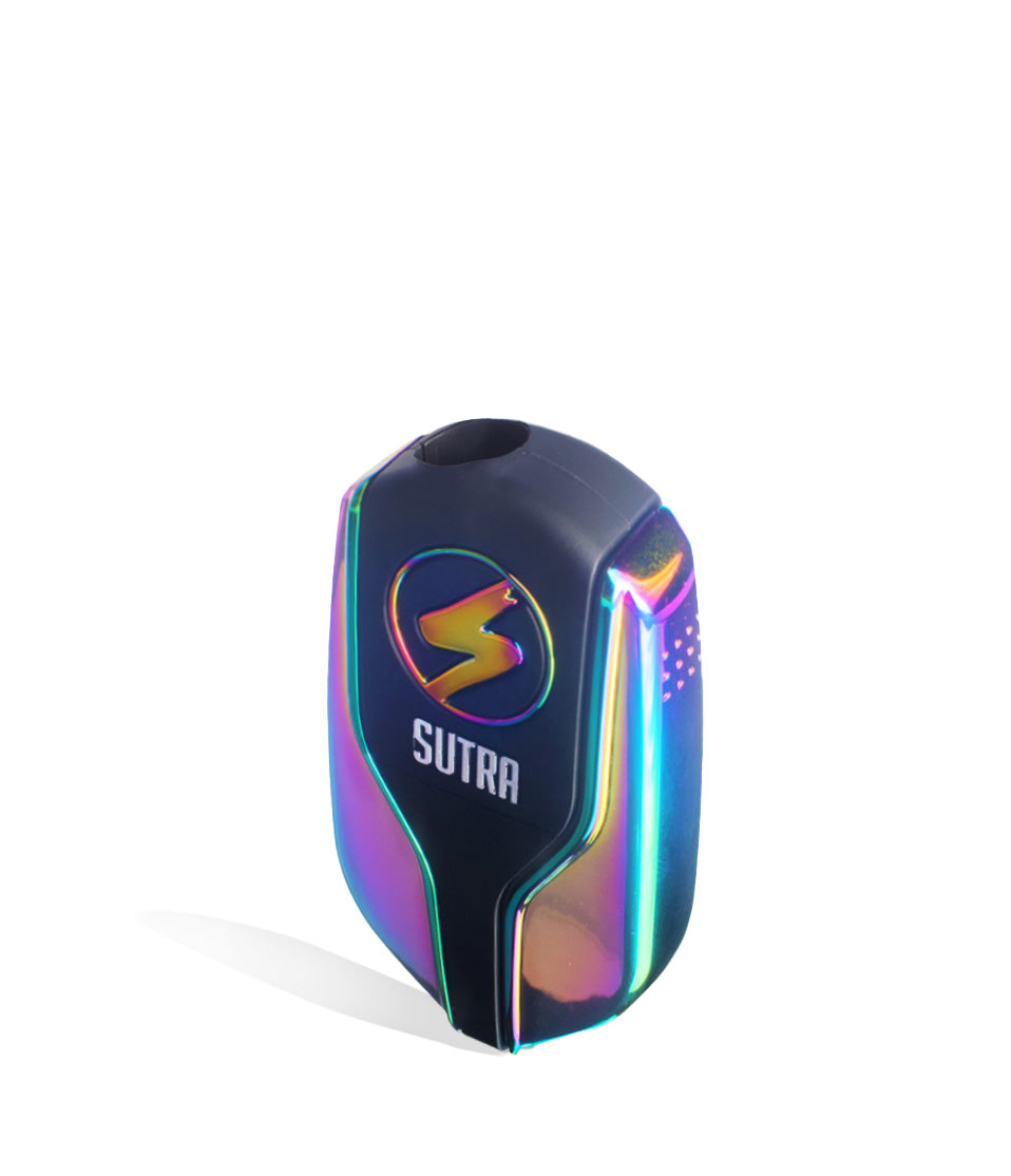 Full Color above view Sutra Vape Squeeze 510 Thread Battery on white background