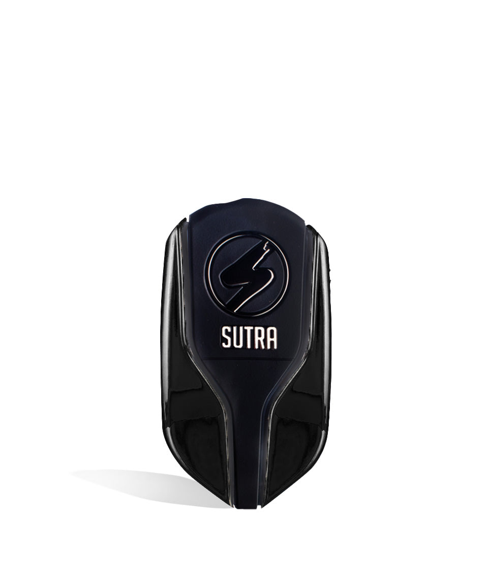 Black front view Sutra Vape Squeeze 510 Thread Battery on white background