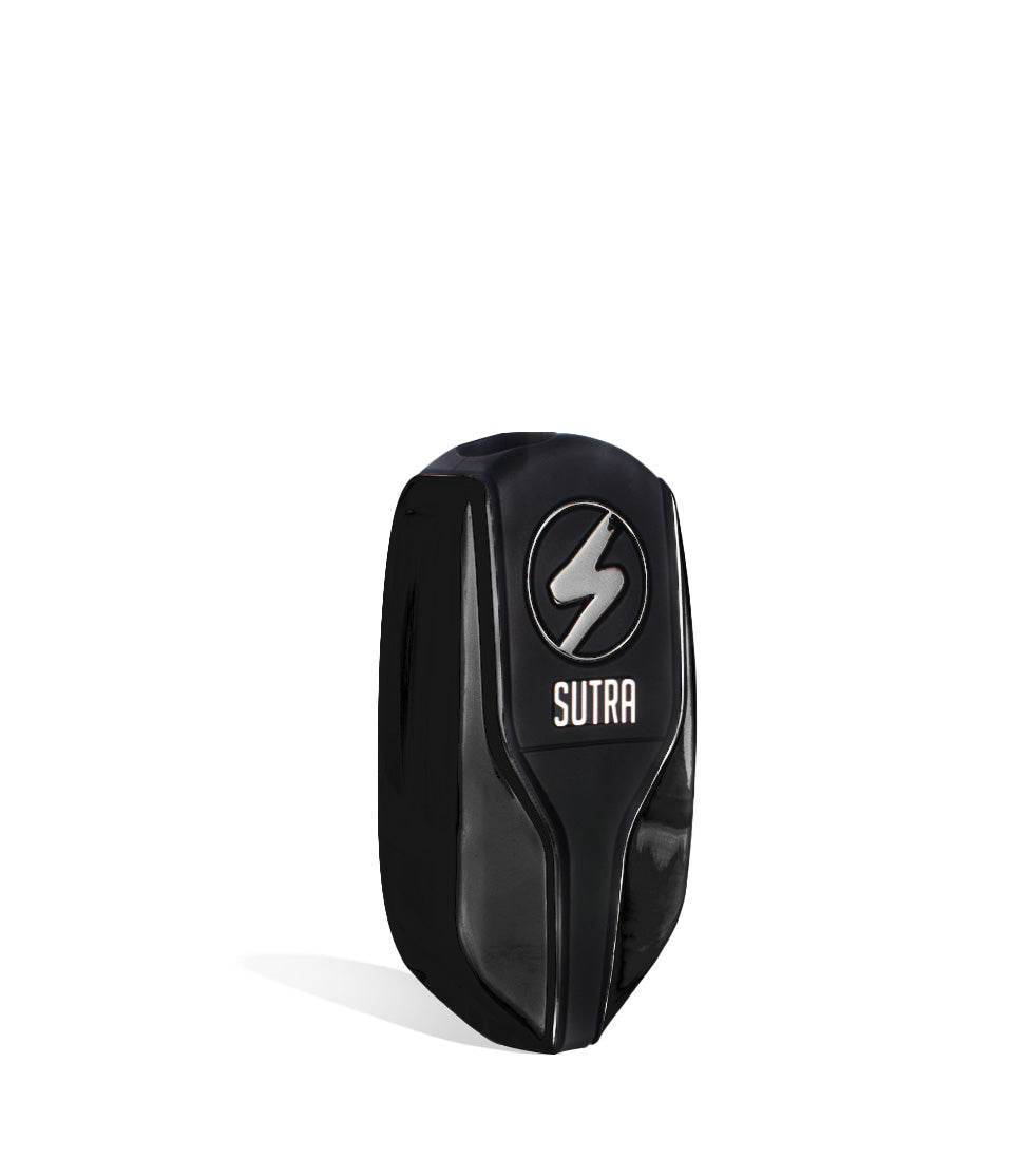 Black side view Sutra Vape Squeeze 510 Thread Battery on white background
