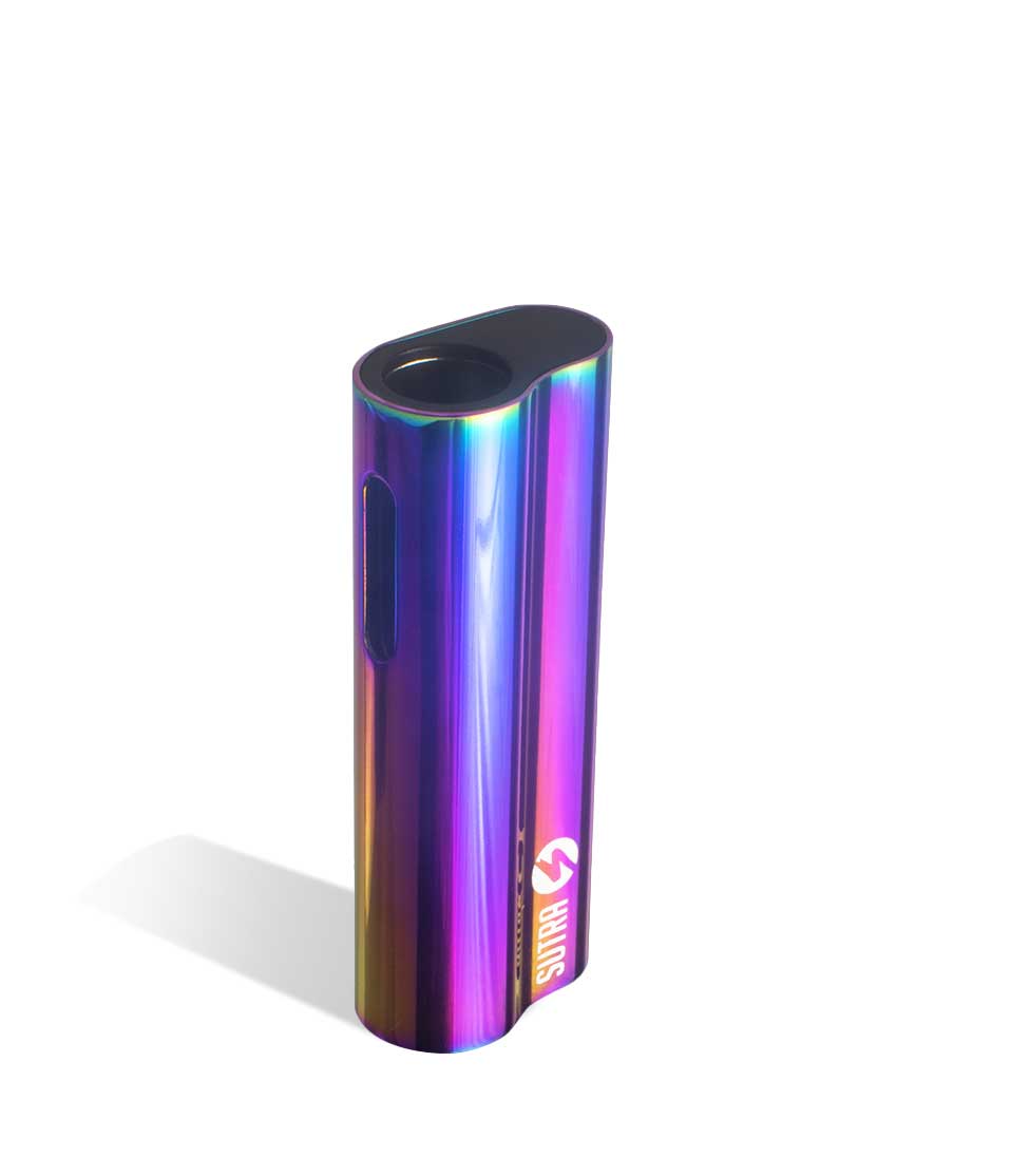 Full Color above view Sutra Vape Auto 510 Thread Battery on white background