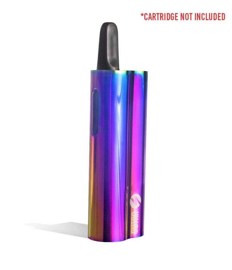 Full Color side view Sutra Vape Auto 510 Thread Battery on white background
