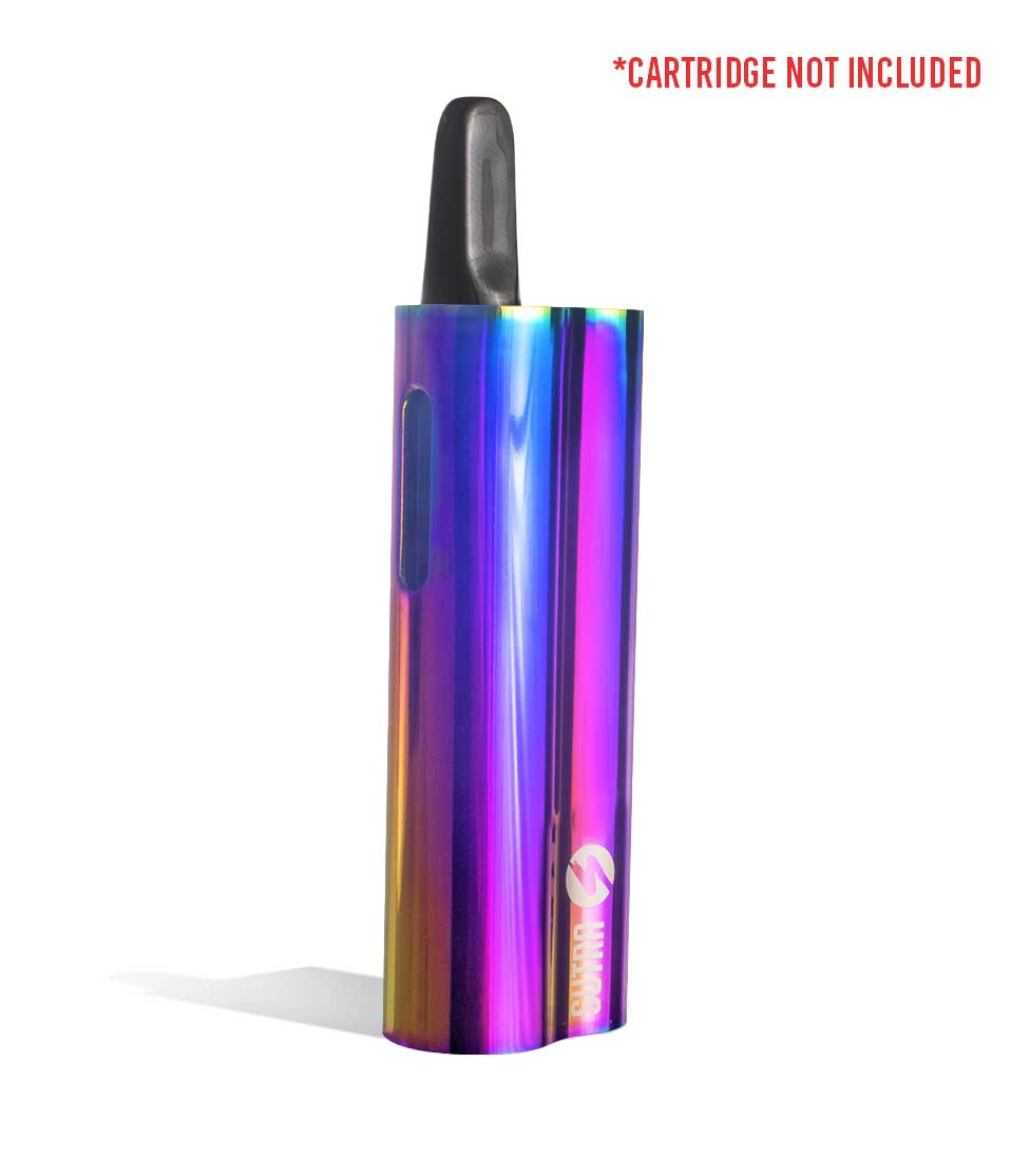 Full Color side view Sutra Vape Auto 510 Thread Battery on white background