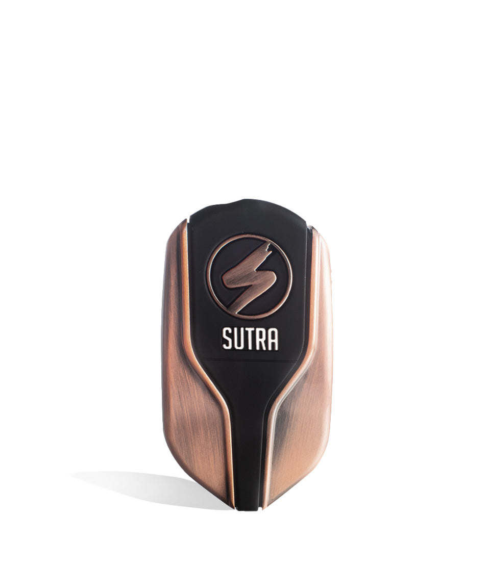 Bronze front view Sutra Vape Squeeze 510 Thread Battery on white background