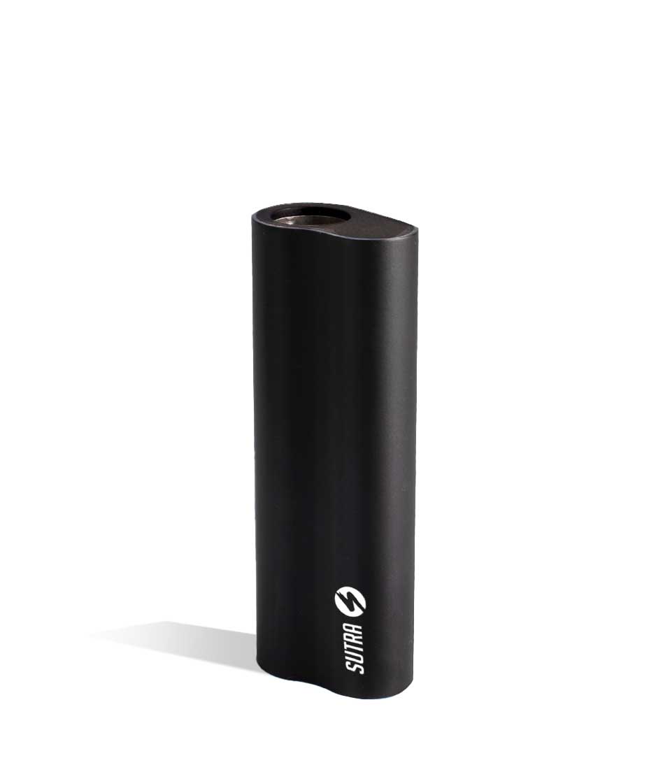 Black front view Sutra Vape Auto 510 Thread Battery on white background