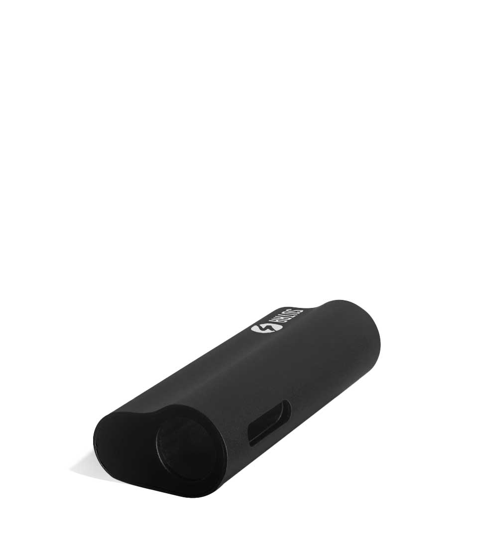 Black top view Sutra Vape Auto 510 Thread Battery on white background