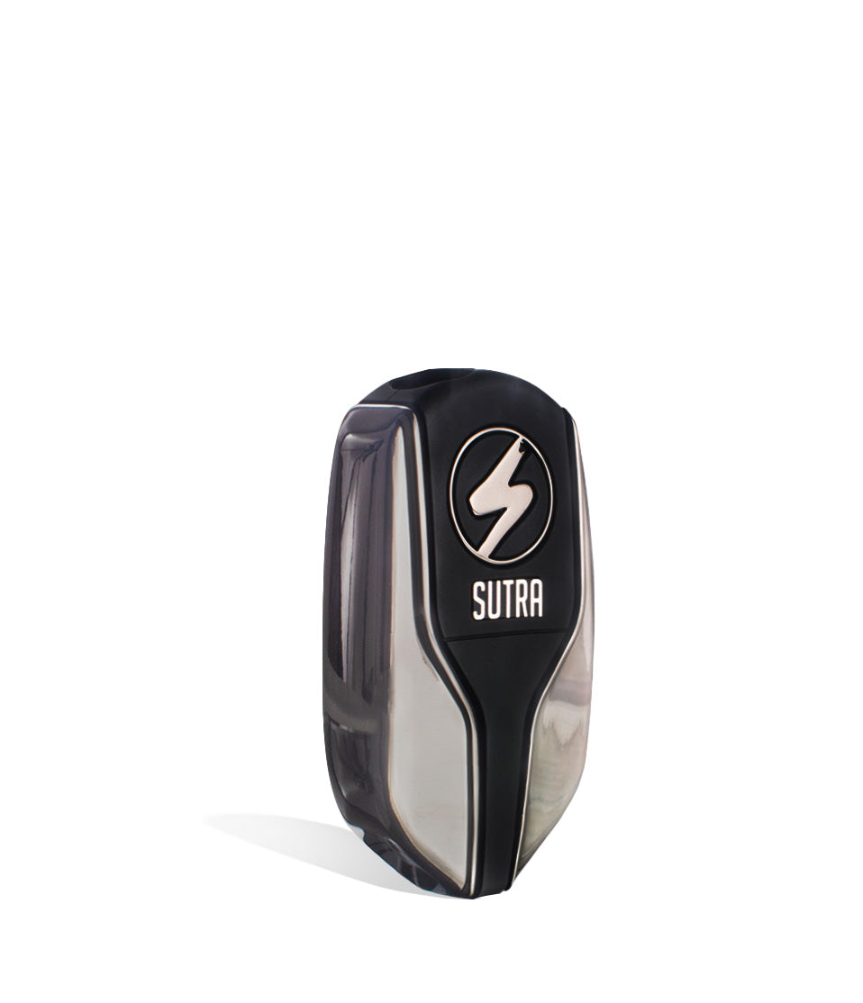 Gunmetal side view Sutra Vape Squeeze 510 Thread Battery on white background