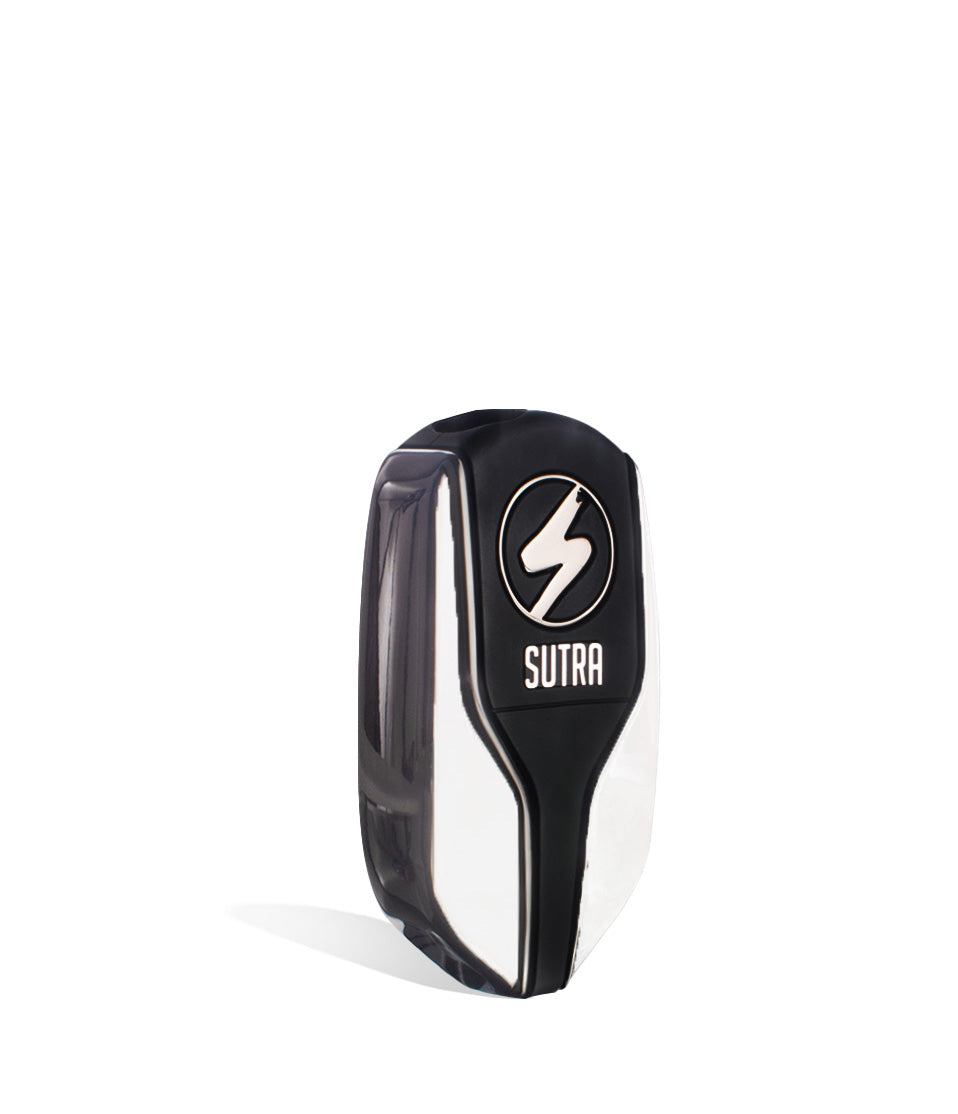 Silver side view Sutra Vape Squeeze 510 Thread Battery on white background