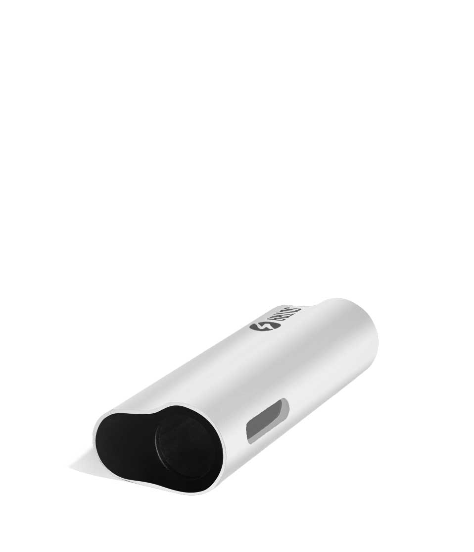Pearl White top view Sutra Vape Auto 510 Thread Battery on white background